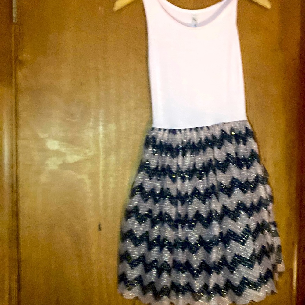 Pink and blue dress,good for outings